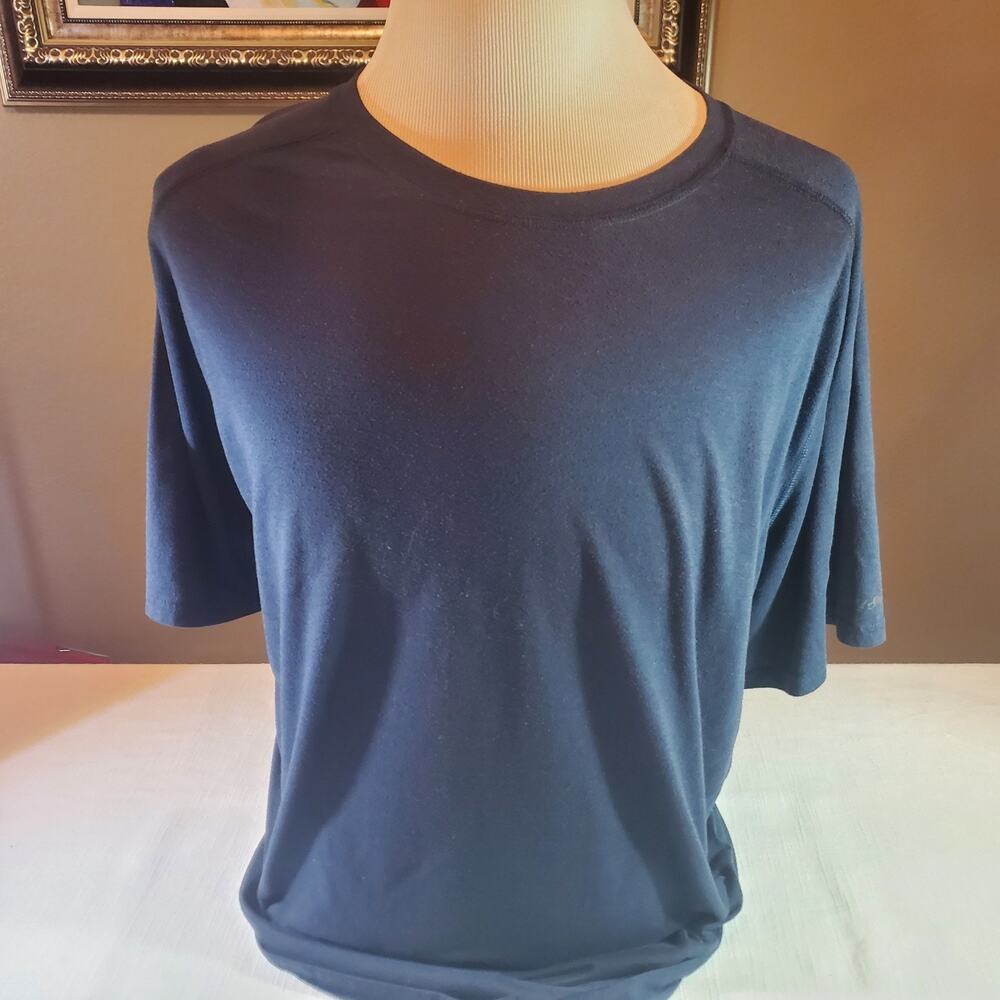 Field & Stream Mens Blue Short Sleeve T-Shirt Size 4XL Outdoor Crew Neck Tee